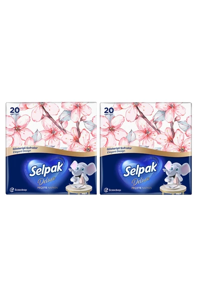 2 X Adet Dantel 20'li Deluxe Peçete - Gösterişli Sofralar Serisi ürün görseli 1