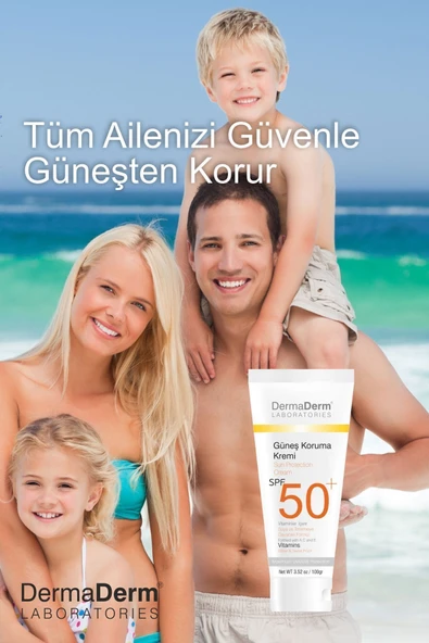 5 Adet Bitkisel Güneş Kremi Spf +50 100 Gr - Resim 7