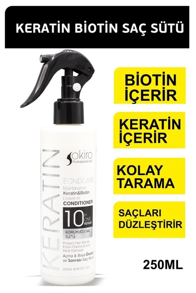 Keratin Özlü Koruyucu Saç Sütü 250 ml ürün görseli 1