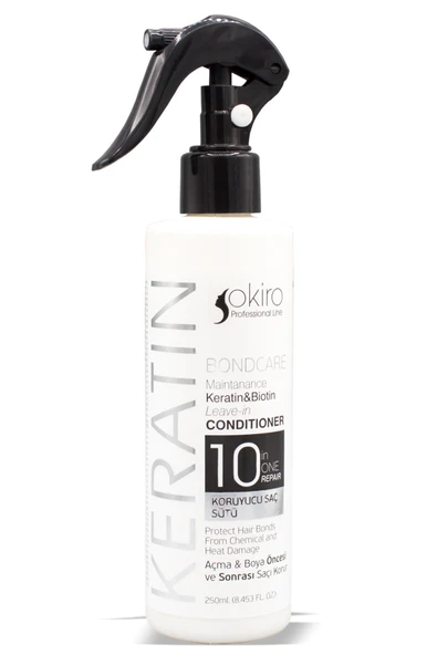 Keratin Özlü Koruyucu Saç Sütü 250 ml - Resim 8