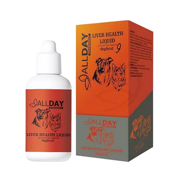 AllDay 9 Liver Liquid Kedi Ve Köpek Ciğer Koruyucu Şurup 100 Ml ürün görseli 1