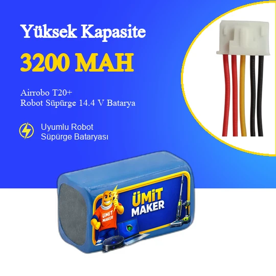 Airrobo T20+ Robot Süpürge 3200 mAh Batarya ürün görseli 1