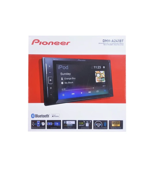 Pioneer DMH-A241BT Bluetoth'lu Iphone Android Uyumlu 6.2 ürün görseli 1