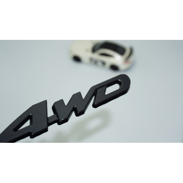 DK Tuning Arazi Off Road 4WD Siyah Metal 3M 3D Yazı Logo Amblem ürün görseli 1