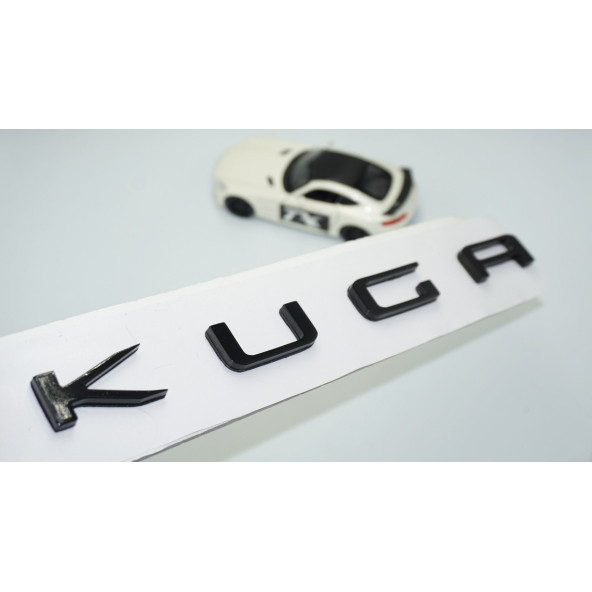 DK Tuning Kuga Siyah ABS 3M 3D Bagaj Yazı Logo Ford İle Uyumlu ürün görseli 1