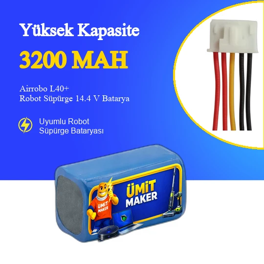 Airrobo L40+ Robot Süpürge 3200 mAh Batarya ürün görseli 1