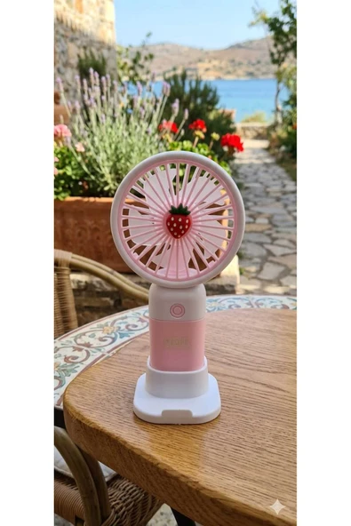 ADR Mini Vantilatör Fan El Pervanesi Küçük Mini Vantilatör 3 Kademeli 5 Farklı Renk ürün görseli 1