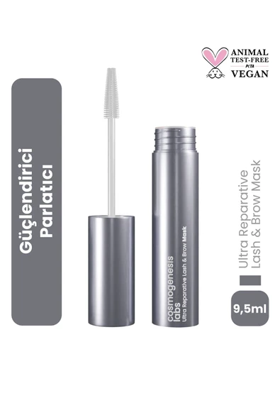Cosmogenesis Labs Kaş Kirpik Maskesi 9.5ml - Su Bazlı Parlatıcı Nemlendirici Onarıcı Vegan (%1 Keratin – Biotin) ürün görseli 1