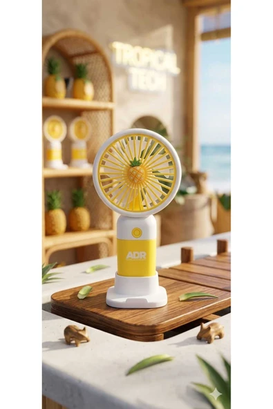 ADR Mini Vantilatör Fan El Pervanesi Küçük Mini Vantilatör 3 Kademeli 5 Farklı Renk ürün görseli 1