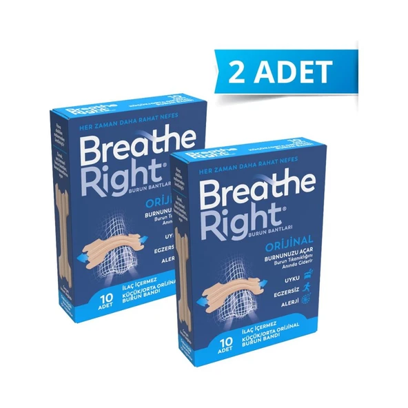 Breath Right Burun Bandı Normal Boy 10'lu - 2 Adet ürün görseli 1