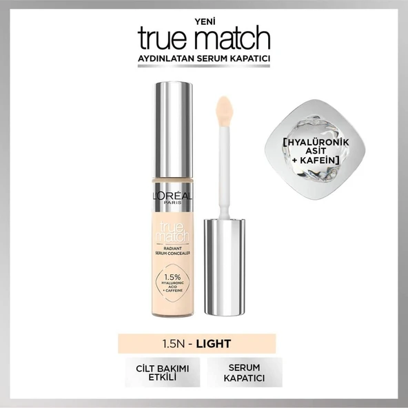 L'Oréal Paris True Match Aydınlatan Serum Kapatıcı - 1.5N ürün görseli 1
