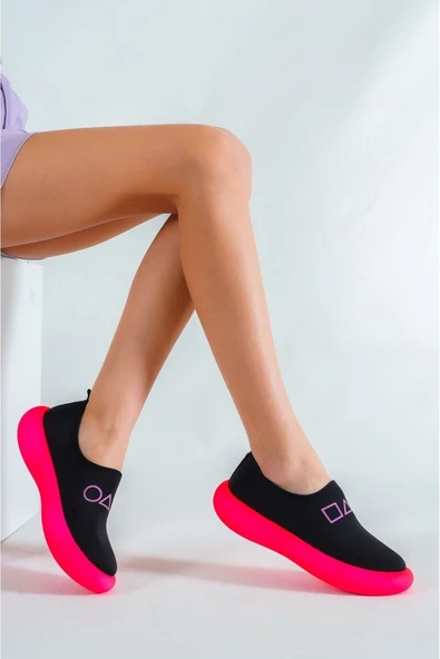 Kadın Pembe Sneaker Spor Ayakkabı ürün görseli 1