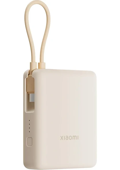 Xiaomi 33W Power Bank 10000MAH (Integrated Cable) Tan Gl ürün görseli 1