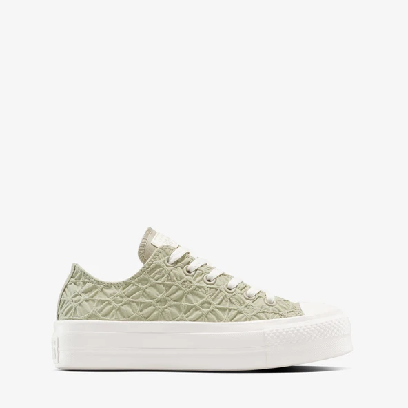 Converse Chuck Taylor All Star Lıft Kadın Yeşil Sneaker ürün görseli 1