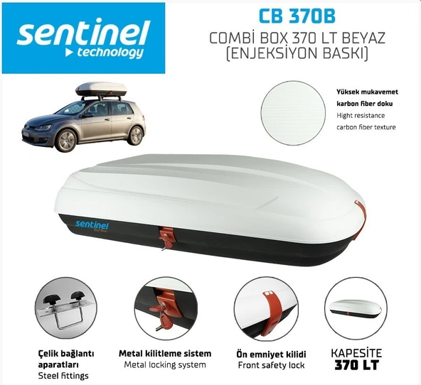 Beyaz Renk 370 lt sentinel port bagaj tabut bagaj enjeksiyon baskı ürün görseli 1