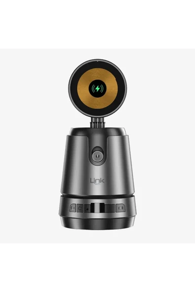 Linktech W800 Premium Akıllı Yüz Takipli Gimball Tripod Uyumlu Telefon Tutacağı ürün görseli 1
