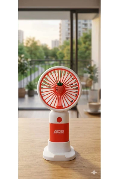 ADR Mini Vantilatör Fan El Pervanesi Küçük Mini Vantilatör 3 Kademeli 5 Farklı Renk ürün görseli 1