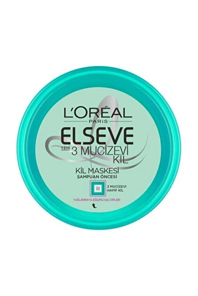 Elseve 3600523319862 Mucizevi Kil Maskesi Hafif Kil ile Saç Bakımında Etkili Çözüm ürün görseli 1