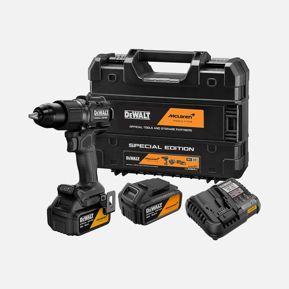 Dewalt DCD86MP2T 18 Volt 5.0Ah Çift Akülü Profesyonel Darbeli Matkap ürün görseli 1