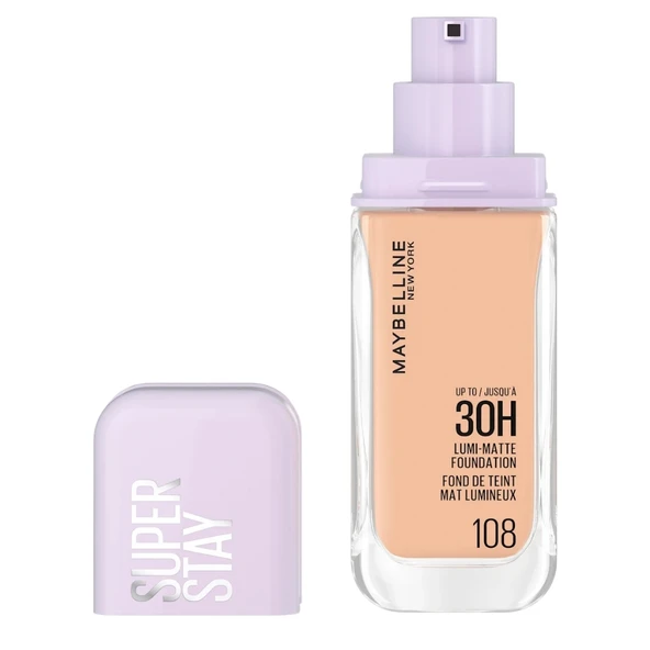 Maybelline New York Super Stay Lumi Matte Fondöten - 108 ürün görseli 1