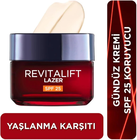 L'Oréal Paris Revitalift Lazer X3 Leke ve Kırışıklık Karşıtı Bakım GKF25 ürün görseli 1