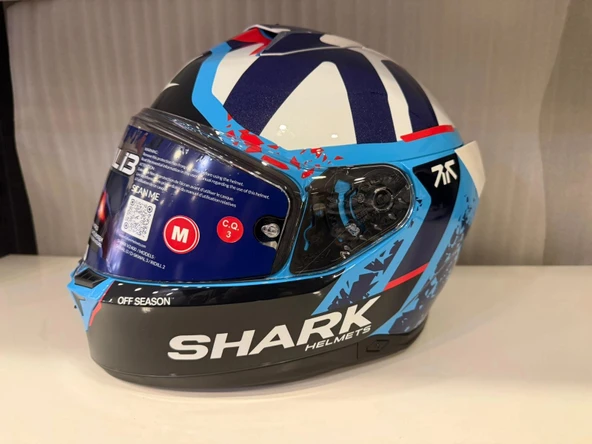 Kask Shark Skwal İ3 Raul Fernandez MAVİ ürün görseli 1