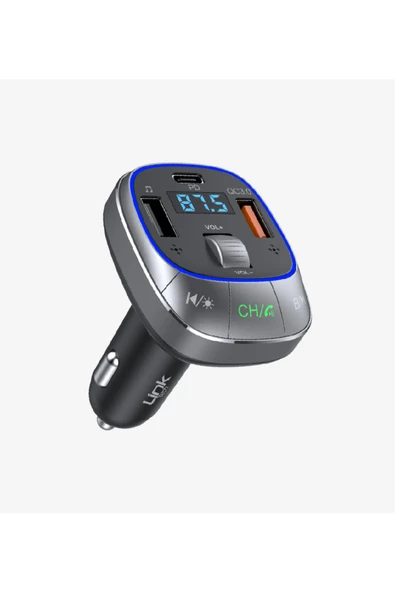 Linktech LİNKTECH GF17 48W PD BLUETOOTH CAR KIT FM MODÜLATÖR ürün görseli 1