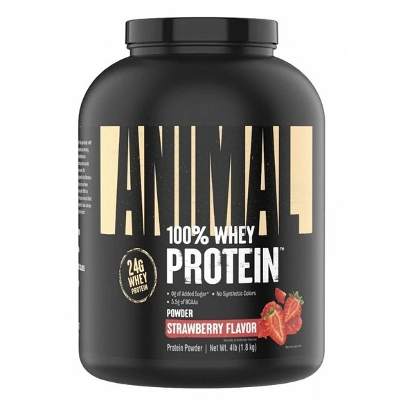 Animal 100% Whey Protein 1800 Gr Çilek ürün görseli 1