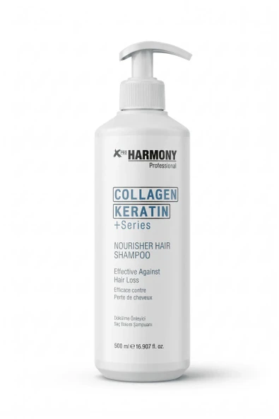X Pro Harmony Collagen Keratin Dökülme Önleyici Saç Bakım Şampuanı 500 ml ürün görseli 1