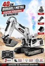 Uzaktan Kumandalı Buharlı Ekskavatör 40 cm - 3 Başlıklı Metal Kepçeli Şarjlı ürün görseli 1