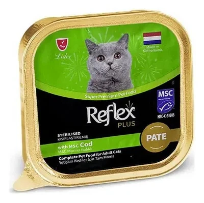 Reflex Plus Pate MSC Morina Balıklı Kısırlaştırılmış Yetişkin Kedi Maması 85 g ürün görseli 1