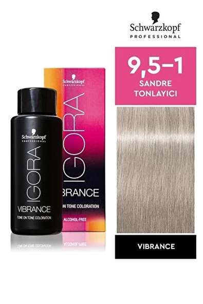 Schwarzkopf Igora Vibrance 9,5-1 Sandre Tonlayıcı Saç Boyası ürün görseli 1