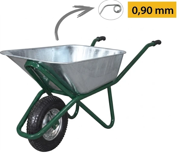 Kanat Pro El Arabası Rulmanlı Havalı Teker Galvaniz ürün görseli 1