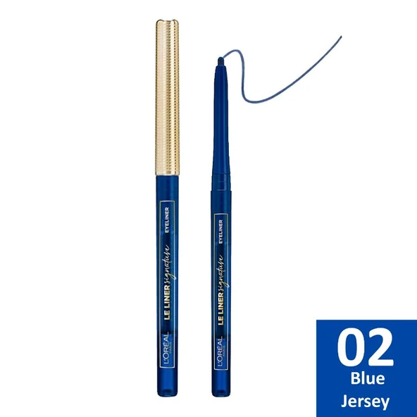 L'Oréal Paris Le Liner Signature Göz Kalemi 02 Blue Jersey ürün görseli 1