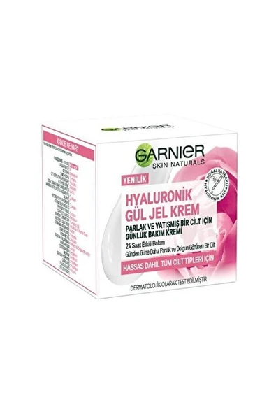 Garnier Hyaluronik Gül Jel-Krem - Parlak ve Yatışmış Bir Cilt İçin Günlük Bakım Kremi ürün görseli 1