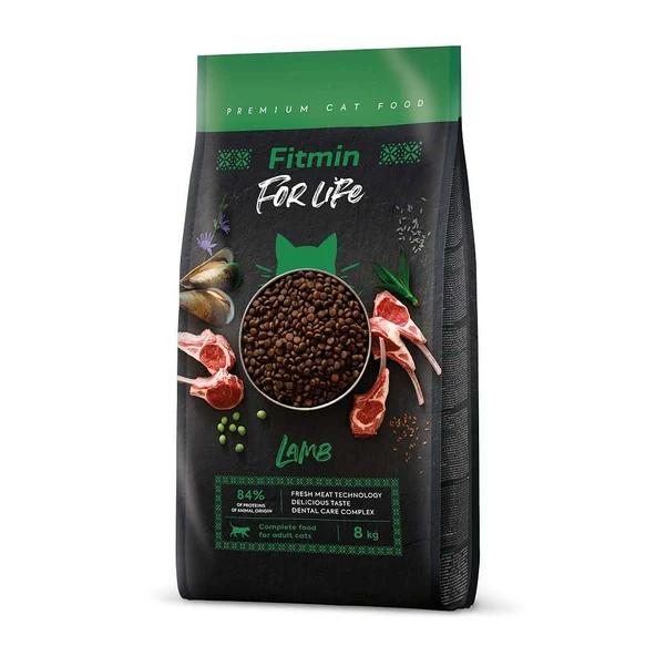 Fitmin Forlife Yetişkin Kuzu Etli Kedi Maması 8 Kg ürün görseli 1