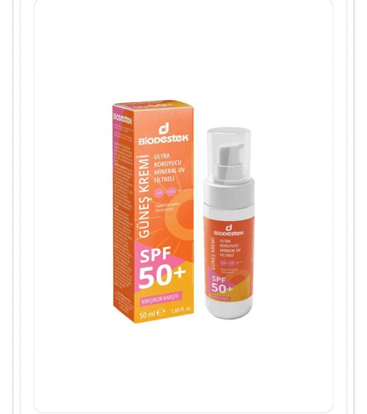 BioDestek Güneş Kremi Kırışıklık Karşıtı 50 Ml ürün görseli 1