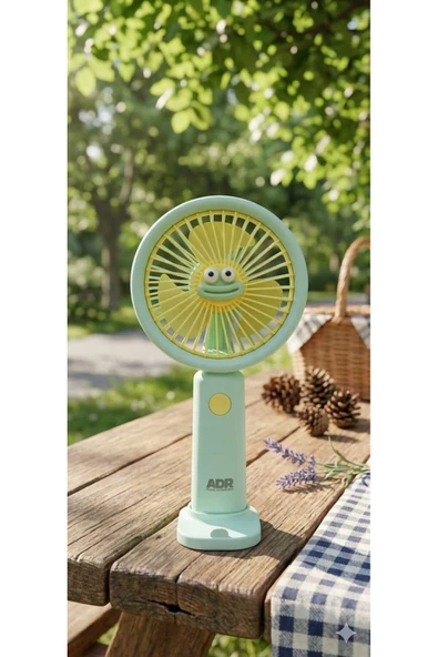 ADR Mini Vantilatör Fan El Pervanesi 3 Kademe Hız 3 Farklı Renk ürün görseli 1