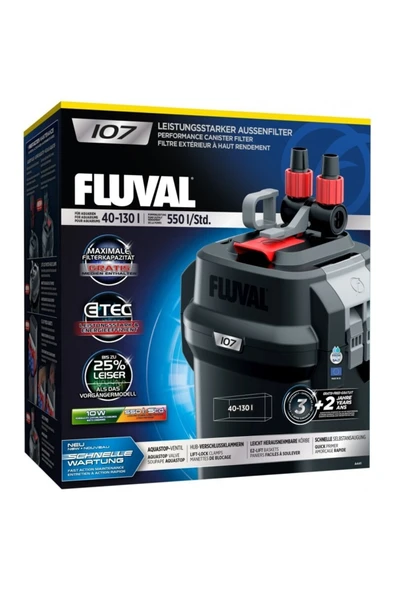 Fluval 107 Dış Filtre 550 L/H 40-130 LT ürün görseli 1