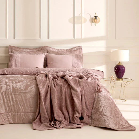 Karaca Home Valeria Best 8 Parça Çeyiz Seti Gül Kurusu ürün görseli 1