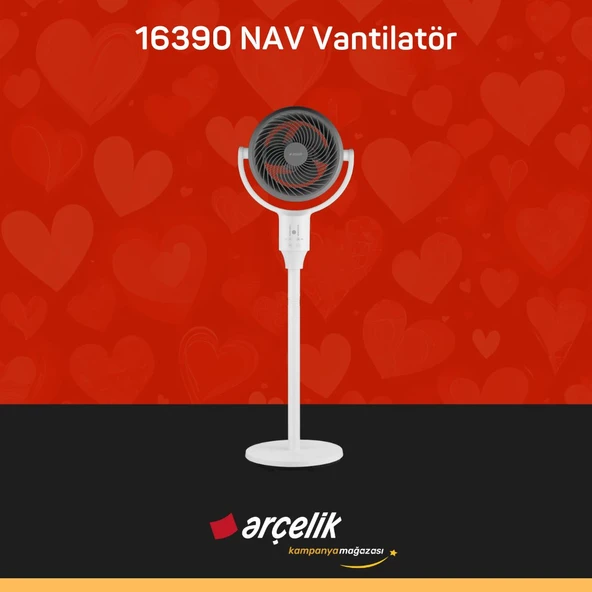 ARÇELİK 16390 NAV Ayaklı Vantilatör ürün görseli 1