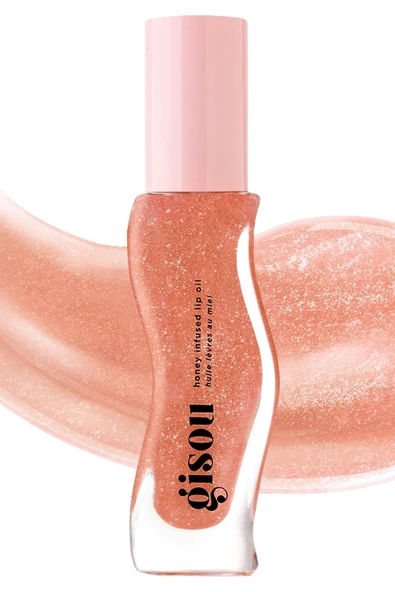 Gisou Honey Infused Nemlendirici ve Işıltılı Dudak Bakım Yağı Glazed Plum 8ML ürün görseli 1