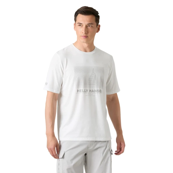 Helly Hansen HP Race Graphic Erkek T-Shirt Beyaz ürün görseli 1