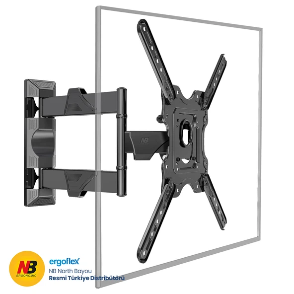 Ergoflex NB Ergonomic NB P4 Ultra Ince 32-55inch Hareketli TV Askı Aparatı ürün görseli 1