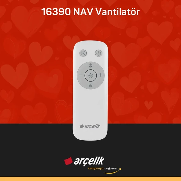 ARÇELİK 16390 NAV Ayaklı Vantilatör - Resim 4