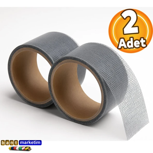 Sineklik Tamir Bandı 50mm x 2m Kendinden Yapışkanlı Yama Bandı Delik ve Yırtık Onarım (2 Adet) ürün görseli 1