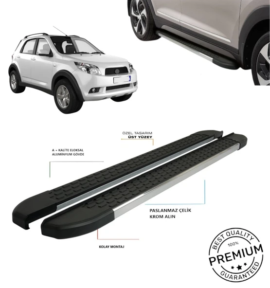 DAIHATSU TERIOS İLE UYUMLU 2006 2007 2008 2009 2010 2011 2012 2013 2014 YAN BASAMAK ürün görseli 1