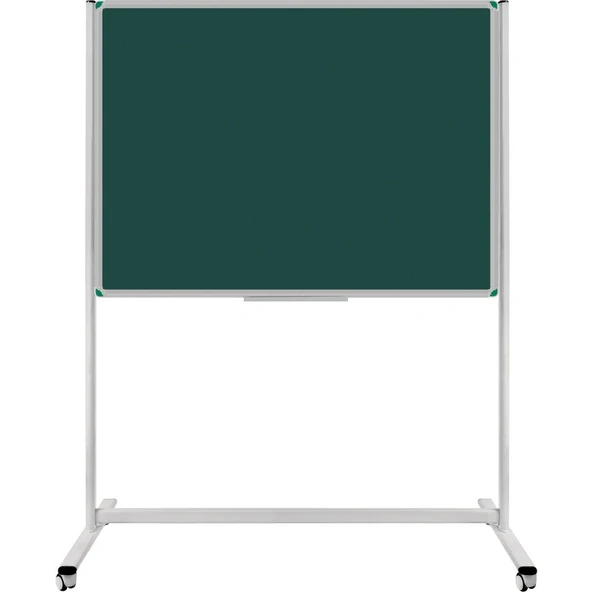 Emaye Yüzey Mobil Yazı Tahtası 90x120cm Yeşil ürün görseli 1
