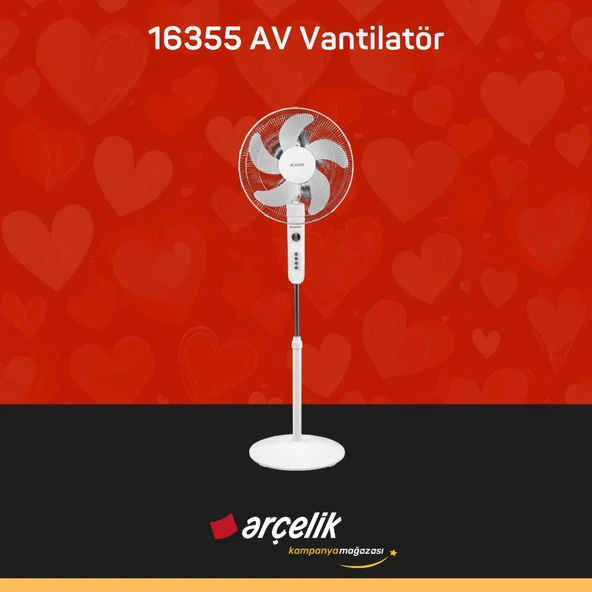 ARÇELİK 16355 AV Ayaklı Vantilatör ürün görseli 1
