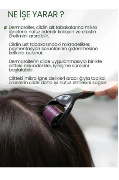 Derma Roller System 540 Titanyum İğneli 1 Mm - Resim 11